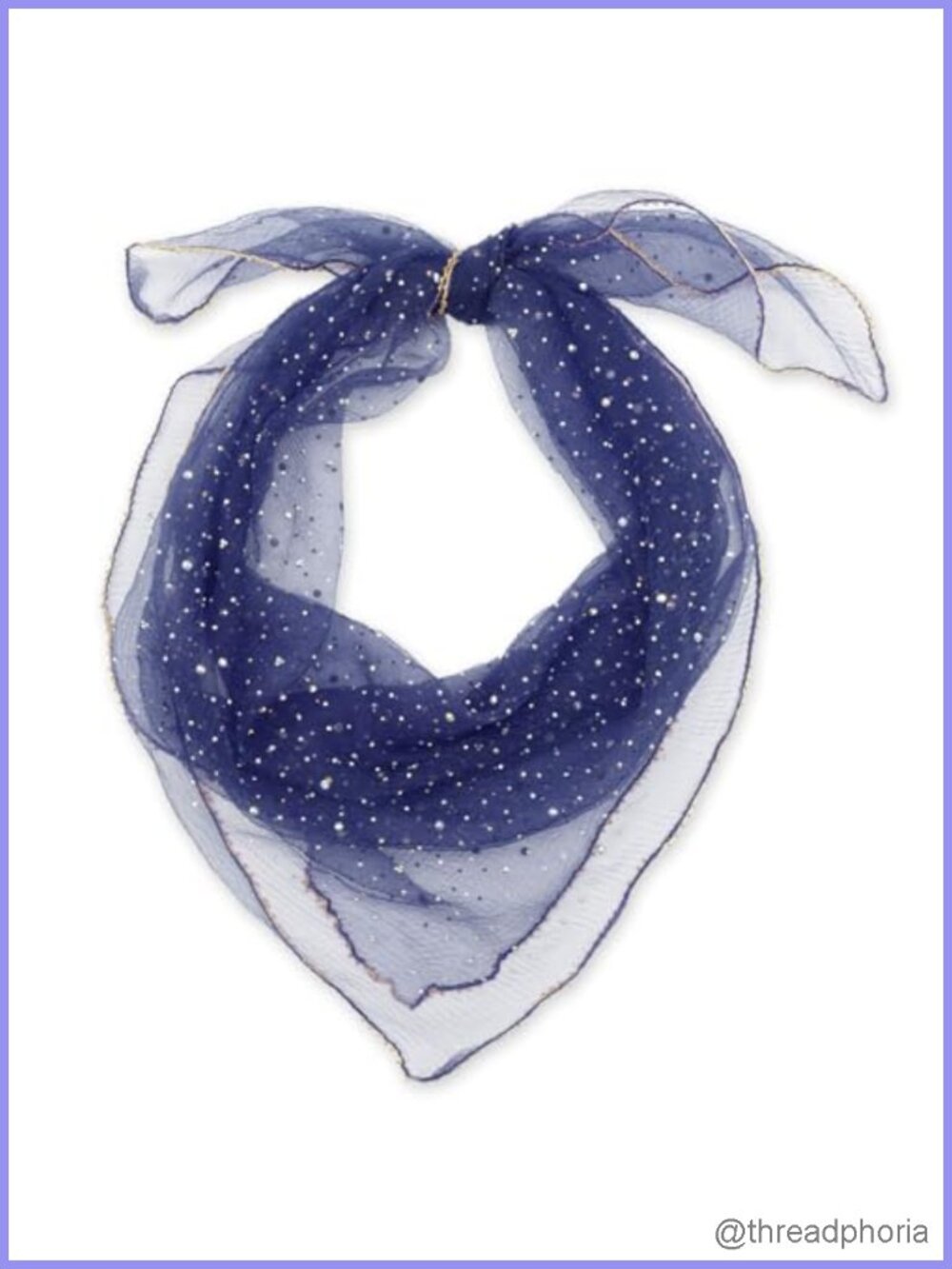 Sequin Head Scarf Women Rhinestone Mesh Neck Bandana Glitter Hair Wrap